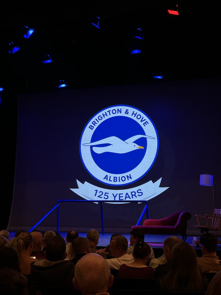 tonjpick's tweet photo. Brilliant show @BHAFC @StandorFallplay @TheatreRoyalBTN 💙🤍 https://t.co/X5leieJlAu