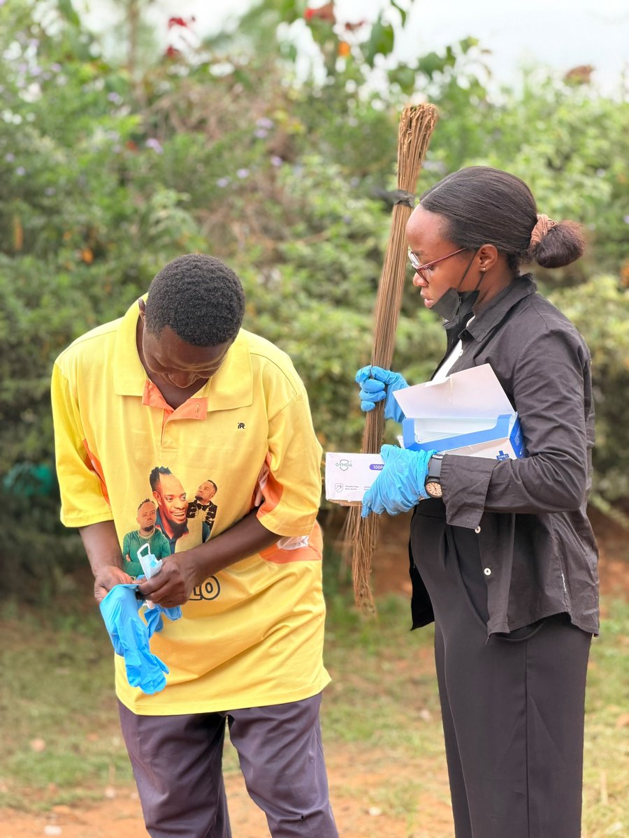 NatalineJKA's tweet photo. There's dignity in a clean environment, it speaks before we ever do. Today, as brooms sweep and hands join hands across our communities, we're not just clearing dirt, we're planting pride, discipline, and shared responsibility for the Uganda we're building together. Grateful to be part of this simple, powerful act of nationhood. 🧹🇺🇬 #NationalCleaningDay #CleanUganda