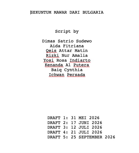 ichwanpersada's tweet photo. PROYEK SKENARIO BARU DARI TIM ISP NULIS 

Sejak memutuskan jadi sutradara di tahun 2019, saya juga membuat keputusan besar lainnya yaitu bekerjasama dengan penulis-penulis baru.

Kebetulan saya sudah mengampu kelas skenario sejak tahun 2017 dan menyeleksi bakat-bakat dari kelas tersebut. Mulai tahun 2020 saya mulai bekerjasama dengan mereka melalui proyek miniseri, TV movie hingga film panjang/bioskop.

Proyek SEKUNTUM MAWAR BULGARIA [atau judul internasionalnya nantinya A BULGARIAN ROSE] sudah saya kerjakan bersama tim ISP NULIS sejak Mei 2026. Saya bekerja dengan 4 orang penulis tetap [domisili Jabodetabek] dan 3 penulis magang [luar Jabodetabek] dalam sebuah proyek sekaligus. Seru banget karena bisa dapat banyak perspektif mereka, sebagian diantaranya Gen Z, jadinya saya juga belajar soal selera mereka dll. Tim ISP NULIS juga berangkat dari beragam latar belakang dari dokter hingga dosen dan dari lulusan sejumlah PTN ternama dari Universitas Indonesia [Jakarta] hingga Institut Teknologi Bandung.

Proyek ini masih akan menempuh perjalanan panjang karena akan jadi kerjasama Indonesia - Bulgaria dengan skema pendanaan hibah. Setelah bertemu dengan Bulgarian Film Centre di Bulgaria Juni lalu, bulan lalu kami juga sempat Zoom meeting dengan Bapak Daniel yang mewakili Kedutaan Bulgaria di Indonesia. Bapak Daniel menyambut sangat baik rencana ini dan bahkan berseloroh agar saya mengajaknya kasting kelak di film ini …..hahahahaha.

Saya dan tim ISP NULIS belum membuat lokasi spesifik untuk syuting di Indonesia [sekitar 30%]. Karenanya saya berharap kelak bisa dipertemukan dengan pemerintah propinsi/kota yang ingin mempromosikan wilayahnya di sebuah proyek film internasional.