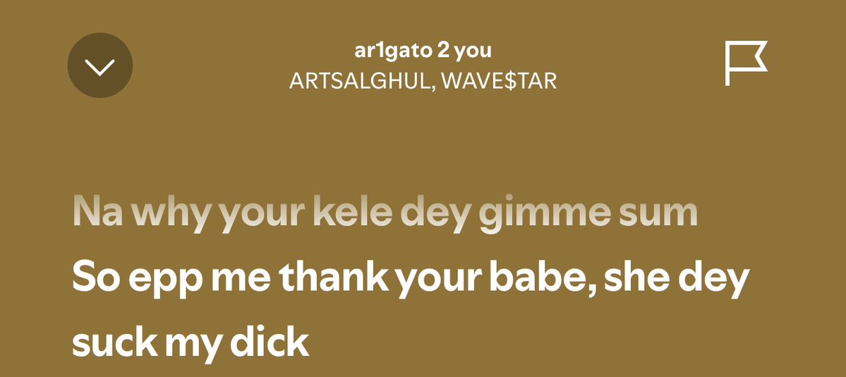 fcbdennis_1's tweet photo. them been dey tell us but we thing say nah lyrics.💔#settingsbabes https://t.co/rgmbde5BzS