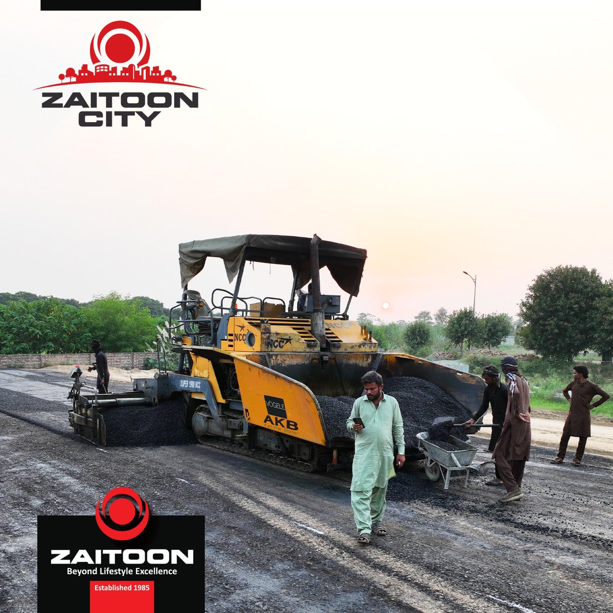 ZaitoonCity1's tweet photo. Continuous work keeping infrastructure progress on track at Zaitoon City (Sapphire &amp; Diamond Enclaves) with round-the-clock asphalt development.

#ZaitoonCity #SapphireAndDiamondEnclaves #AsphaltDevelopment #InfrastructureProgress #RealEstatePakistan #ContinuousWork #Zaitoon https://t.co/ijSbIdedN8