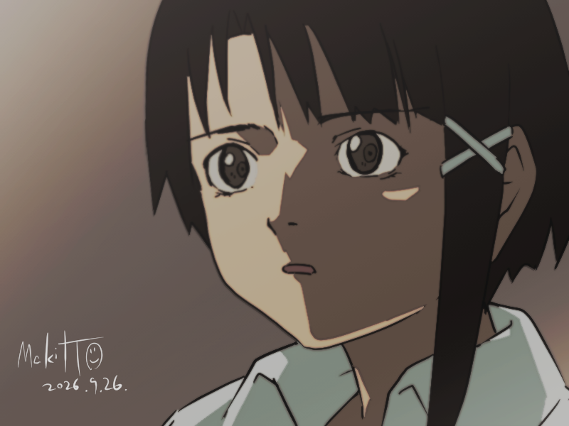 moyashin12_'s tweet photo. ちょっと息抜きにお絵描き!
#lain https://t.co/SAIediPHJ6