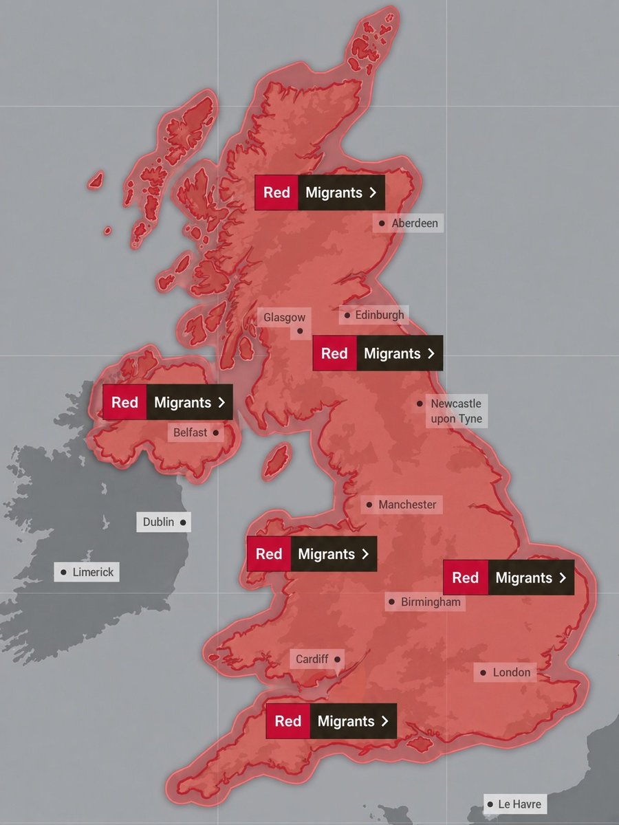 hughmadborough's tweet photo. BREAKING: The Met Office have issued a rare red weather warning covering the whole of the UK. https://t.co/j1Ma6HYAow