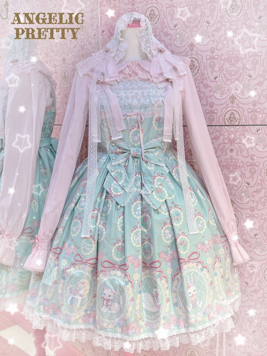 AP_tokyoten's tweet photo. 🎀サンプル展示のお知らせ🎀

🧁Buttercream Cakeワンピース…ピンク

🧁Buttercream Cakeジャンパースカート…ミント

現在原宿店でサンプル展示中になります💘

是非店頭でご覧くださいませ𛰙᭜𖫴𖫰𖫱𖫳𖫲𖫲𖫳𖫴𖫰𖫱꛰ ᭜𖫴𖫰𖫱𖫳𖫲𖫲𖫳𖫴𖫰𖫱꛰ʕᨦ♡ https://t.co/Rbi5eTzw0v