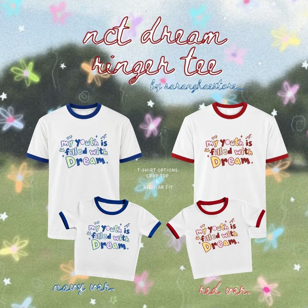 saranghaestore_'s tweet photo. 𝐫𝐭 & 𝐥𝐢𝐤𝐞𝐬 𝐚𝐩𝐩𝐫𝐞𝐜𝐢𝐚𝐭𝐞𝐝  
☁️open pre-order nct dream ringer tee 𝘣𝘺 𝘴𝘢𝘳𝘢𝘯𝘨𝘩𝘢𝘦𝘴𝘵𝘰𝘳𝘦

💵IDR 125k (DP 100k)
🗓️PO: 26 Sept - 3 Oct 2026
🚚shipping from JKT, Indonesia

get yours here: https://t.co/UEs5A2pYtn
WW GOs are welcome!💌

nct dream / 엔시티 드림