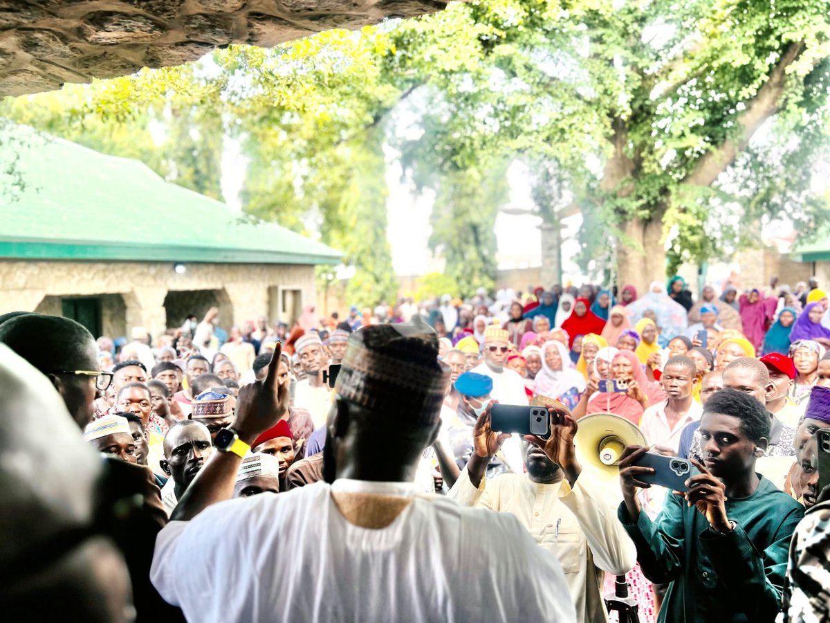 AdamuAtikuA's tweet photo. Alongside a team of elders, party leaders and community mobilizers, as part of our continued engagements ahead of our official campaign flag off, we were in Mayo-Belwa Local Government to engage with ADC stakeholders and supporters in the area.

As the candidate for Jada, Ganye, Mayo-Belwa and Toungo (JAGAMATO) Federal Constituency, I remain thankful for their support and solidarity. My simple message to them, as always, is this: I will not disappoint them.