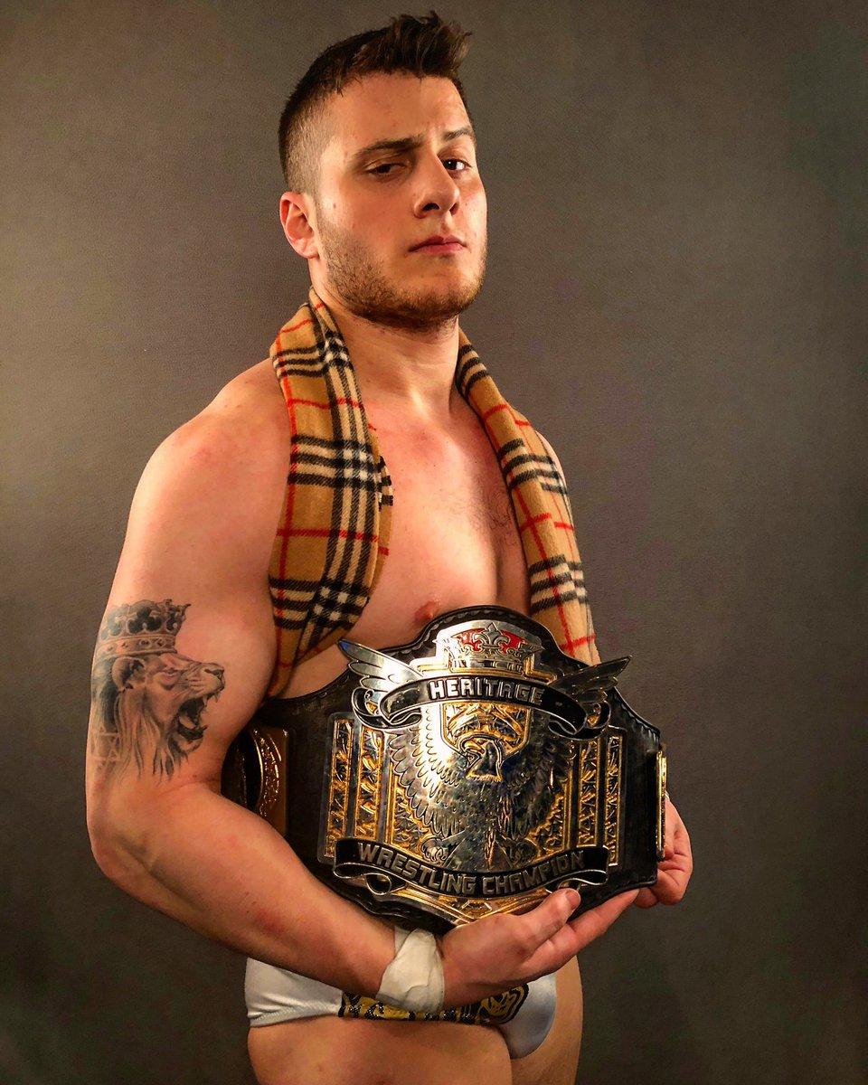 WrestlingMGC's tweet photo. AAW Heritage Champion Maxwell Jacob Friedman https://t.co/ny7YWprkhh
