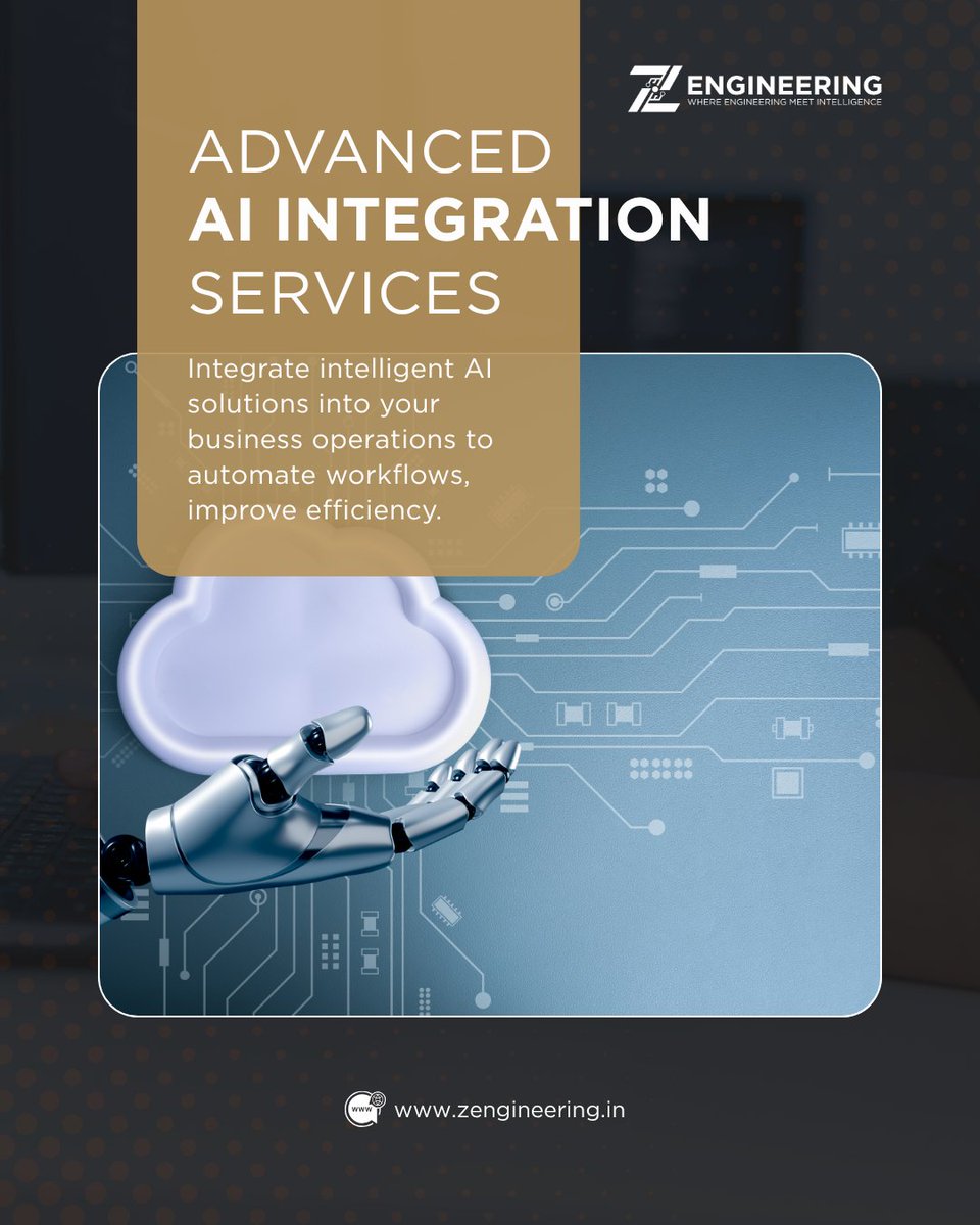 zengineering3's tweet photo. Make AI work for your business.

Z Engineering integrates practical AI solutions to automate workflows, reduce repetitive work, improve efficiency, and scale smarter.

#AIIntegration #BusinessAutomation #AIForBusiness #DigitalTransformation #BusinessGrowth #ZEngineering https://t.co/n5l28558SK