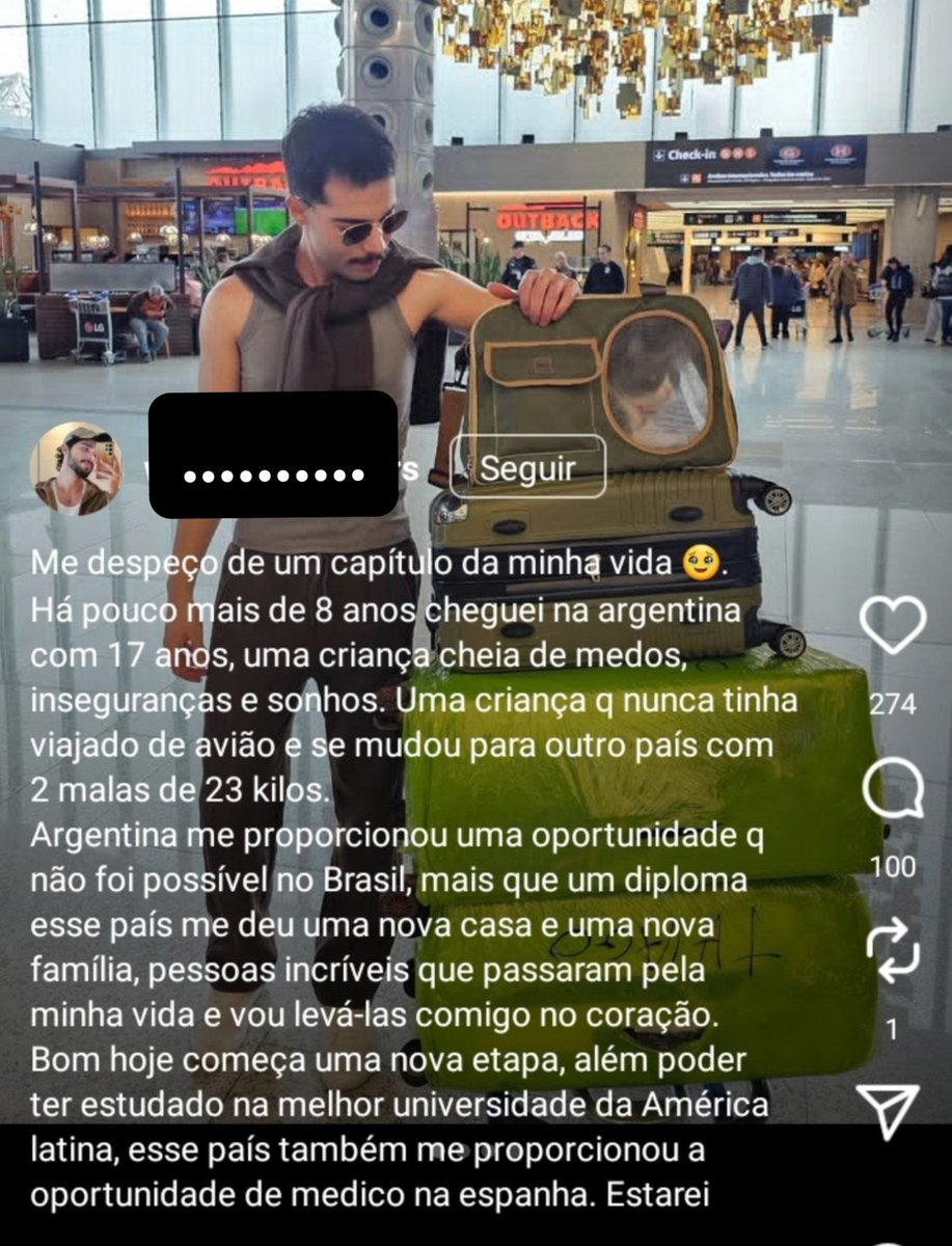 therealbuni's tweet photo. Brasilero
Estuvo estudiando 8 años gratis en Argentina porque su pais no le dio la oportunidad 
Se recibió y lo primero que hizo es irse a trabajar a españa 

El Argensirio ve esto y dice que esta bien porque entre medio pago el IVA de 10 alfajores https://t.co/8KwN03x13t