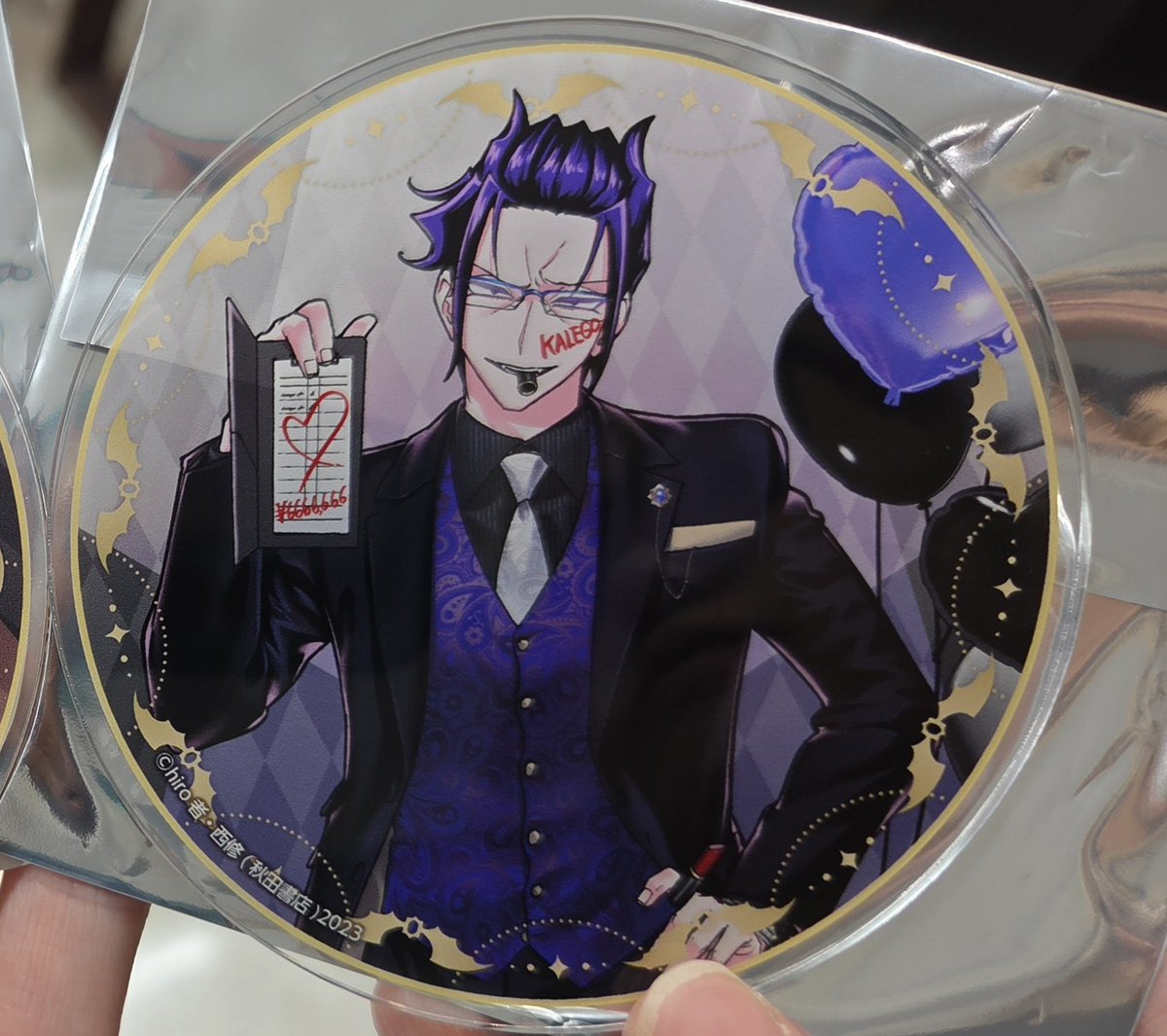 8H1atseylLQJlyC's tweet photo. 【交換】魔入りました！入間くん　if魔フィア グラッテ コースター

譲】カルエゴ
求】入間

明日イベントで手渡し可能
後日手渡し(千葉or都内)or郵便

プロカの確認をお願いします！ https://t.co/jh60dXPGqc