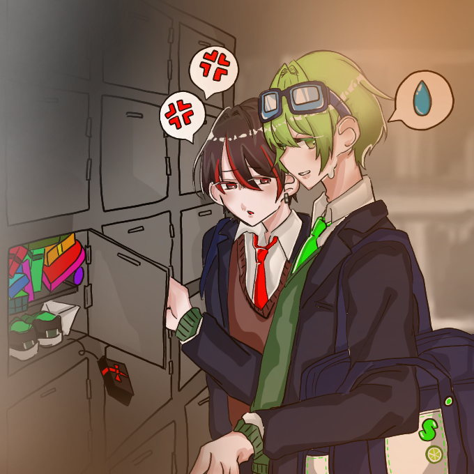 SenXing42313's tweet photo. ※衣装改変注意　※一部トレス素材使用

🍋‍🟩さん&amp;🐔さん担当で描かせてもらいました☺️
制服楽しい、、、

#M社制服大作戦
↑こちらのタグから他の参加者様のイラスト見れます👍️
ぜひご覧ください✨️✨️

#M社
#柑橘系の何か #焼き鳥に届け https://t.co/VkhVi8oFPr