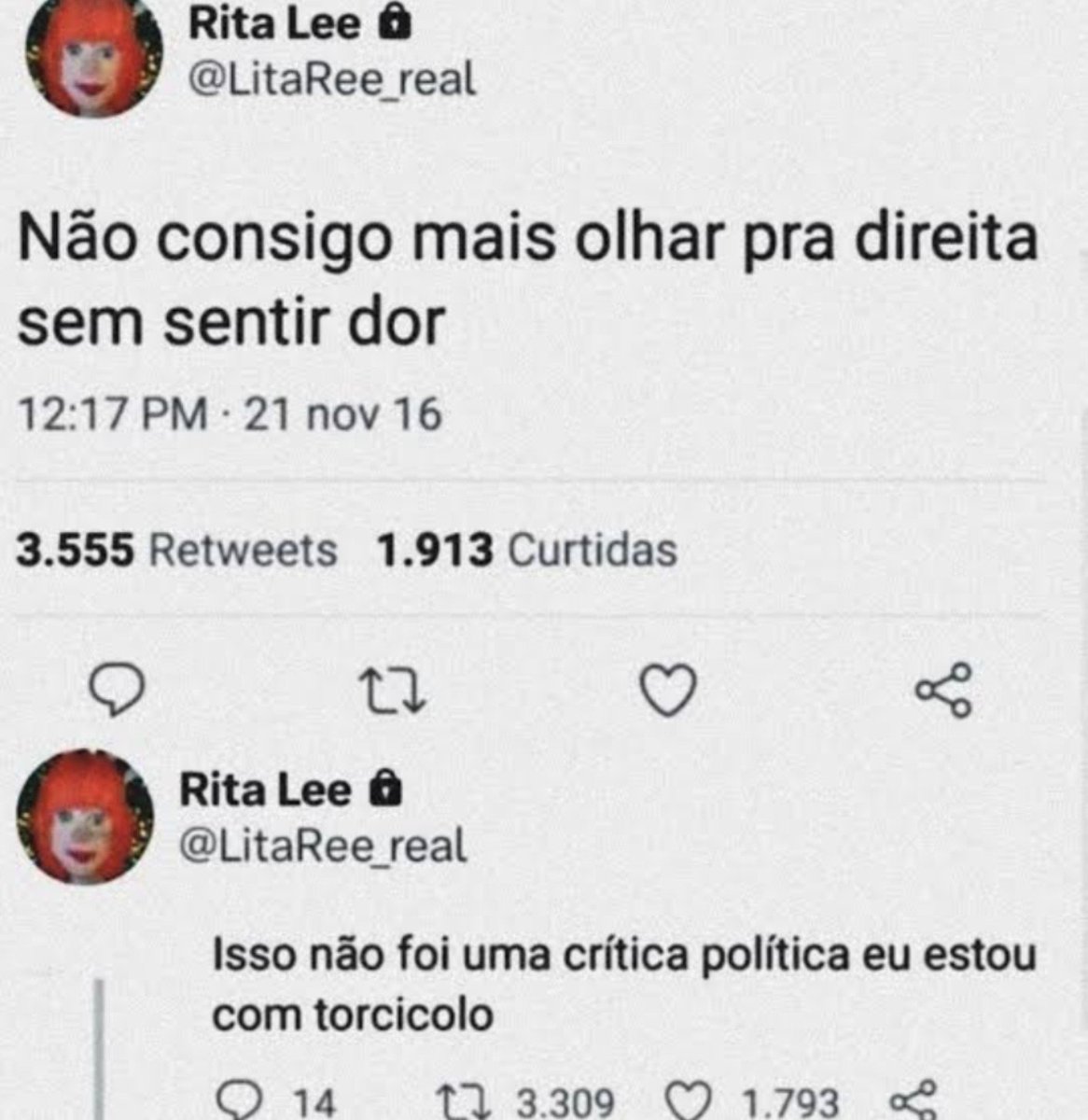 peixebocudo's tweet photo. ESTAMOS PERDENDO OS TEXTOS ANTIGOS!!!! fui conversar com um amigo meu sobre o tweet da torcicolo e descobri q muita gnt caiu no fake de que ele é da rita lee e nao da bolos &amp; cakes https://t.co/Hh8qmRCfOD