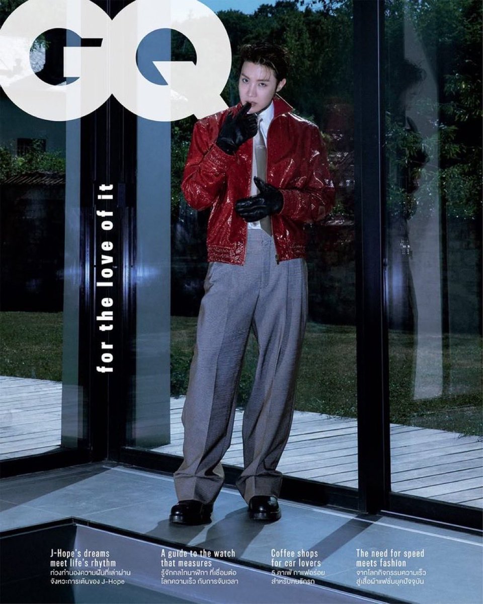 USBTSARMY's tweet photo. ICYMI GQ Thailand posted amazing pics from j-hope’s cover feature🤩 1/2 https://t.co/qrWyRZAyUp