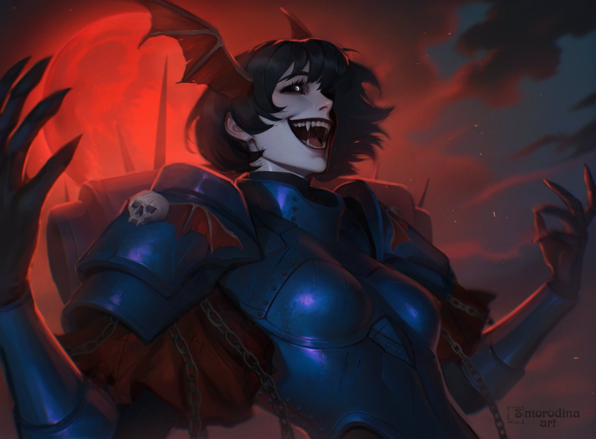 claymoreman69's tweet photo. Might be a terrible take but I think the Nightlord aesthetic is strong enough to justify them having their own minor Chaos God which has non-Nightlord followers who ape the look. https://t.co/ac4cks9M1s