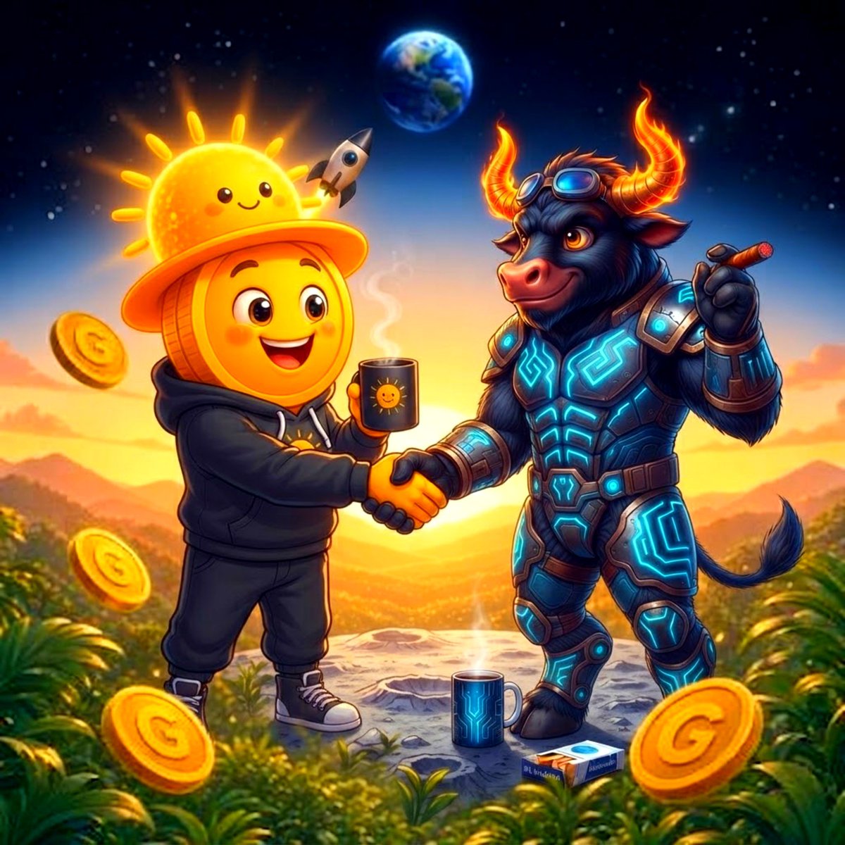 Bgzyy17's tweet photo. To celebrate our collab with @gmfrenmeme .
we’re giving away Airdrop #GMFRENS  For all those participating.

To enter:
✅ Follow me and @gmfrenmeme
🔁 RT + ❤️ Comment  #GMFRENS 🫶✨ + Drop Your $SOL wallet addres.

⏳ Ends in 48 hours https://t.co/440EPwOW74