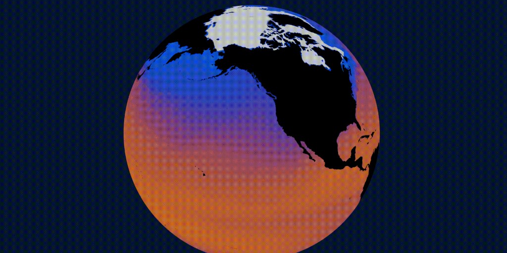 CMEMS_EU's tweet photo. A mesmerising pulse of movement in the #Arctic reveals the changes in sea ice extent and sea surface temperatures since 1993.
Using #OceanData from #CopernicusMarine, Basil Thomas reveals to us the changing conditions of one of Earth’s most fragile ecosystems.
🔗Explore the Arctic: https://t.co/B3Phs8ZhAy
📷This graphic was submitted to the 2026 #DataViz challenge for the #OSR10 report.