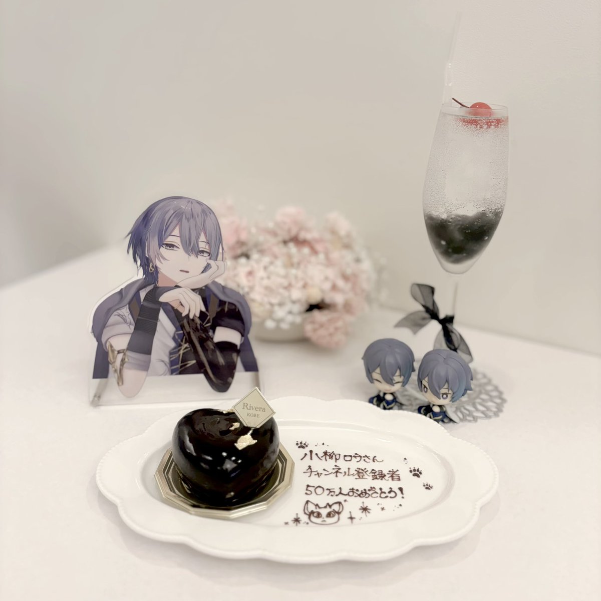 ri__ll25's tweet photo. チャンネル登録者数50万人おめでとうございます꒰՞⸝⸝ᴗ  ̫ᴗ⸝⸝՞꒱🎀
これからもロウさんの歩む先がたくさんの素敵な景色で溢れますように🪽 ݁ ✶

🐺⌇#放ロウ者 https://t.co/UQBewHcBmo