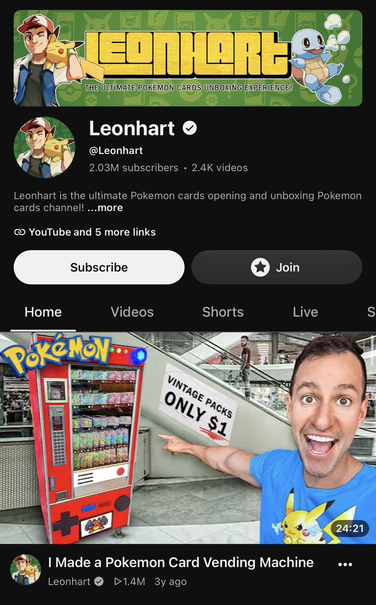 drewvento's tweet photo. 10 years ago this dude quit his lawyer job to collect pokemon cards and make content.

His coworkers had to of clowned him so hard, while he’s probably worth 100M+ now.

Insane https://t.co/ZX7RSeTrAJ