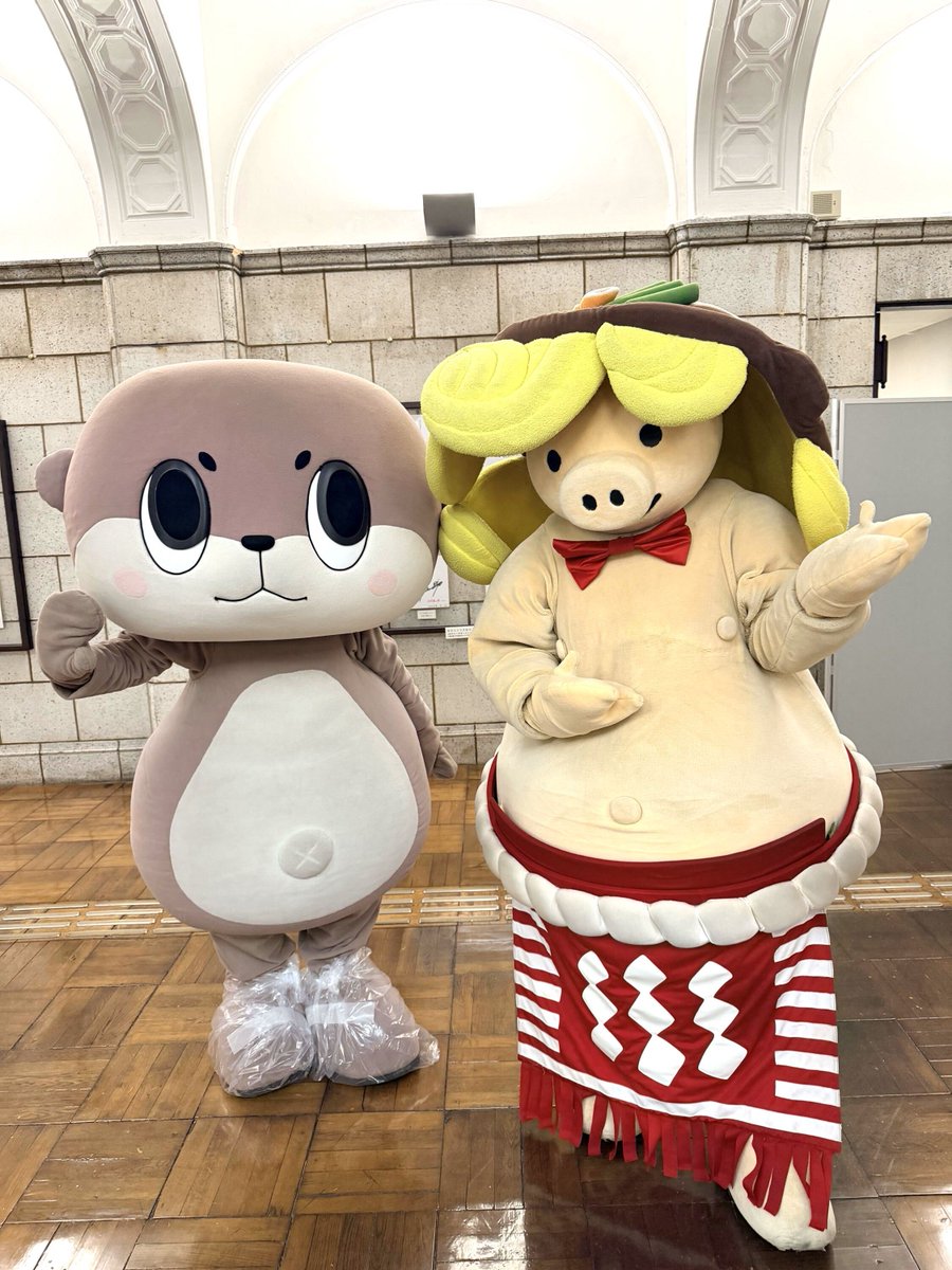 susaki_city_PR's tweet photo. ÒㅅÓ。)ﾉご当地キャラカーニバルinぐんま2026いちにちめ！雨のなか来てくれたみんな、ありがとー！体しっかりふいて風邪ひかないで明日もきてね☆ね☆

#ご当地キャラカーニバル https://t.co/fHV176U5Hi