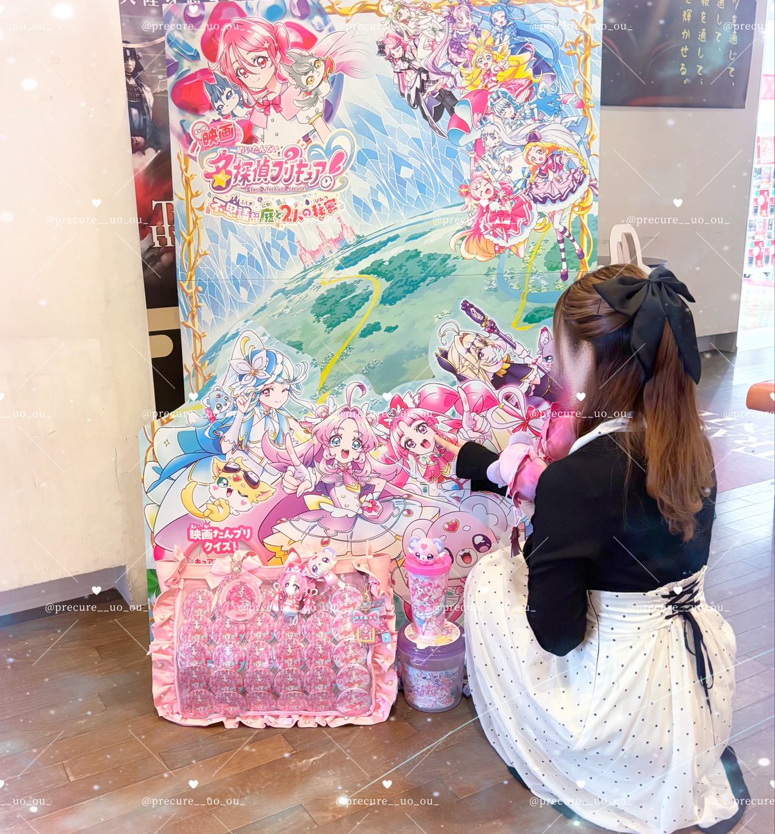 Precure__uo_ou_'s tweet photo. プリキュア好きなリア友ちゃんと
たんぷり映画見てきたよ〜ｯｯ^›⩊‹^♩💕
ポチタン可愛すぎるしストーリーも最高すぎてぶっ刺さりまくって大泣き( ㅠ  ̫ ㅠ )💗🙌🏻💧特典はわんぷりだた🐶♡お友達はキミぷり🎤♡一緒に見れて楽しかった🎀💞 https://t.co/YO1pIJQIPT