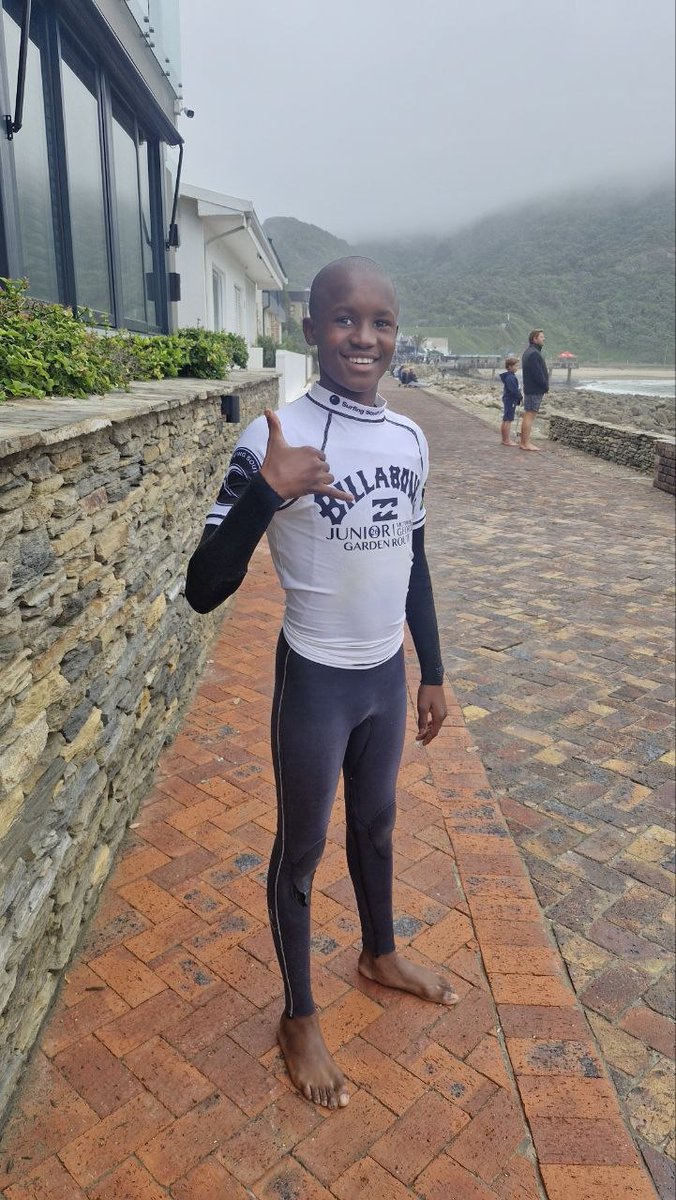 the_surfer_kids's tweet photo. Azo. U16 Boys quarterfinal. 20 minutes to show what he's made of. 🦈🔥

In the zone. Locked in. Getting ready.

This kid from The Surfer Kids is amped, ready and backed by the whole TSK crew. Let's go Azo — we are all behind you! 🤙🏄🏿‍♂️

#TheSurferKids #MosselBay #SurfSouthAfrica #Bitcoin #TSK