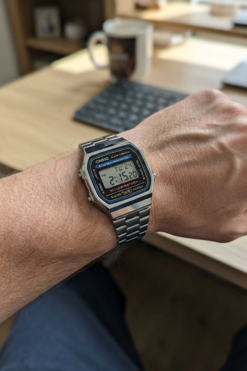 Drexon_bluesID's tweet photo. Plot twist: ternyata yang paling konsisten nemenin hidup gue bukan manusia. It's my watch. 😭
Casio A168WA-1WDF ini literally simple tapi nggak cupu.
Full face bisa glow berkat Illuminator. Ada stopwatch sampai 1 jam dengan akurasi 1/100 detik, split/final time, daily alarm, automatic calendar, dan pilihan 12/24-hour.
Diameter 36.3mm. Resin case + stainless steel band yang adjustable, jadi bisa disesuaiin biar nyaman.
Battery? Sekitar 7 YEARS dari satu baterai. Hubungan aja belum tentu selama itu. 💀
Water resistant 30m dan sesuai ISO 22810, tapi catat: cuma tahan minor splashing. Jangan dipake berenang, mandi, atau ngajak diving.
Kalau pengen jam klasik yang lowkey tapi useful, ini salah satu opsi yang gampang dipake ke mana-mana.
.
https://t.co/skSP3HXlLH