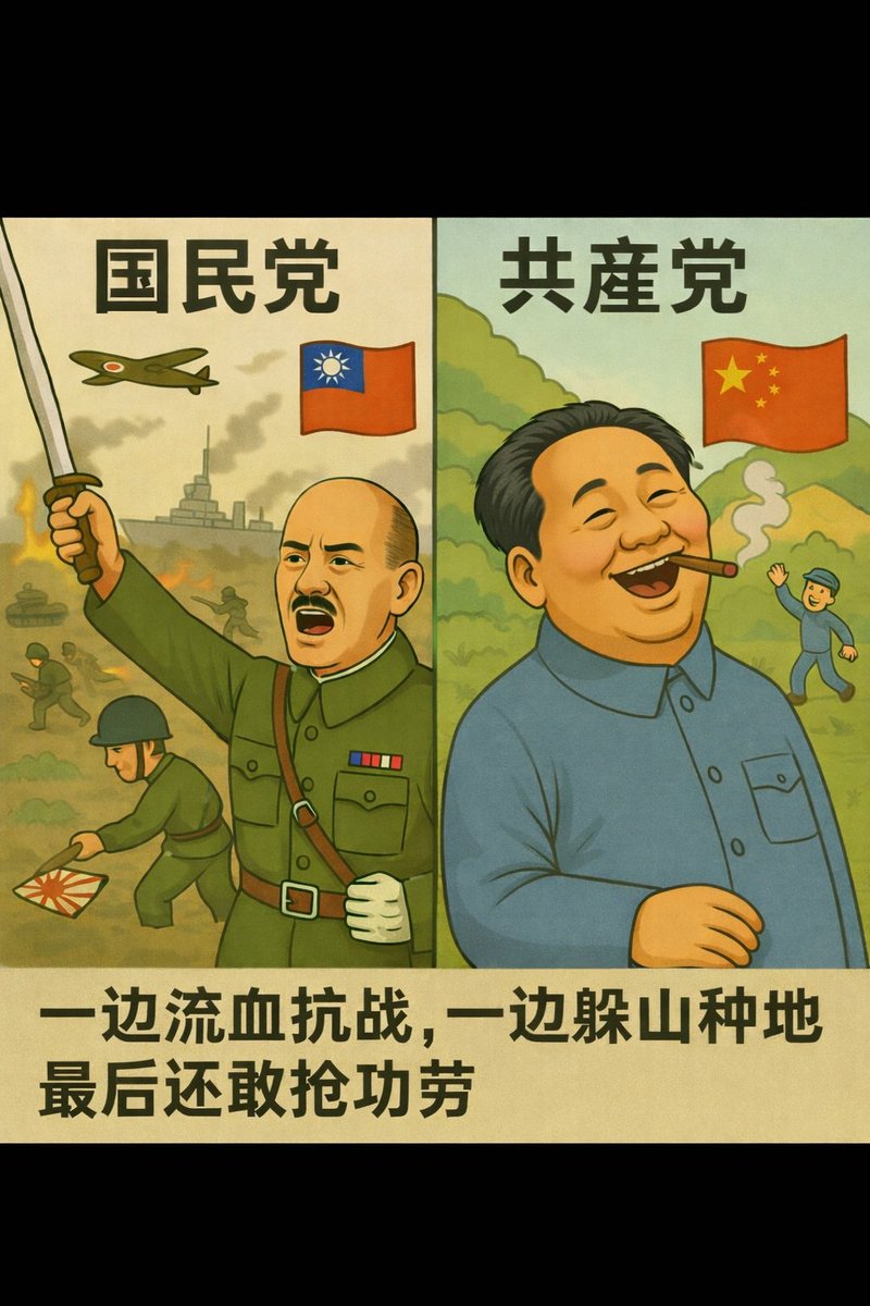j7w2u's tweet photo. @kinglinzhuhui お前ら国が第二次世界大戦中に存在すらせず、何一つ戦果もない雑魚で、その国を建国した親父が世界で唯一日本帝国に侵略していた野郎って事実も変わりねえけどな🤣🤣🤣 https://t.co/aZ4wLcYfyL