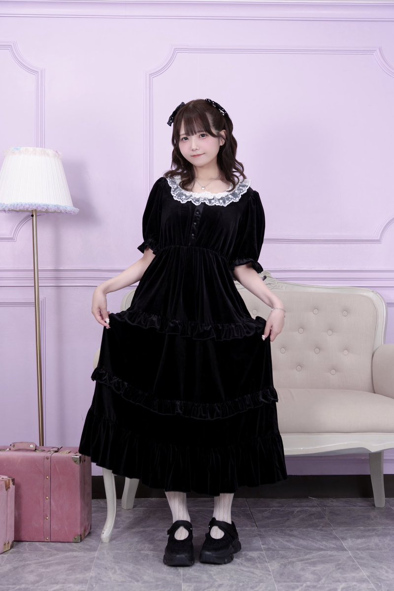 PHgil74137100's tweet photo. お人形さんみたいな服が好きな子に着てほしい、merry jennyの秋ワンピ(ᐡᴗ  ̫ ᴗᐡ)⋆˙⟡🖤🎀 https://t.co/O7gZn0PJOQ