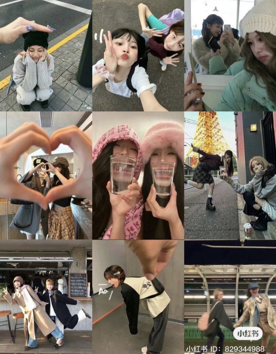 joha_alam's tweet photo. こーゆーの友達と一緒に撮りたい🥺💞
ポーズアイデアいっぱい💡❤️📸 https://t.co/NKOQNettw2