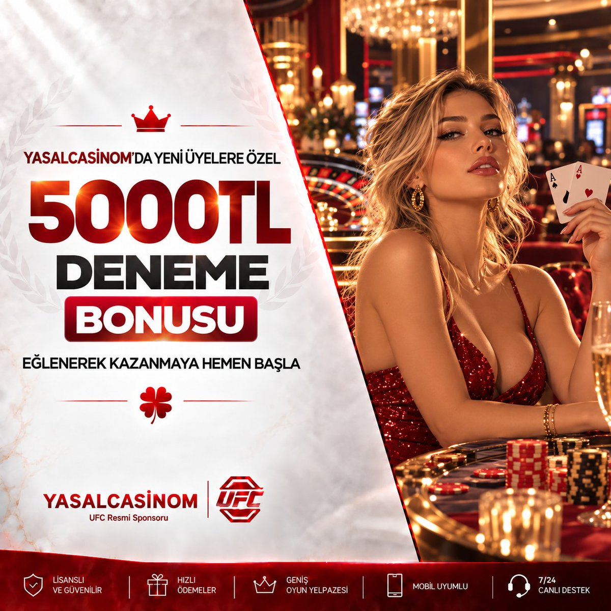 Yasalsocial's tweet photo. EŞSİZ DENEYİM YASALCASİNOM'DA

YENİ ÜYELERE ÖZEL 5.000TL HEDİYE  Giriş https://t.co/5hrYwAb7io

#DenemeBonusu
#Bedavabonus #Deneme #Hediyebonus #Freespin #Millitakım #Fransa #Millimaç #Ardagüler #Canuzun #Bedava https://t.co/y4XXTGRSMP