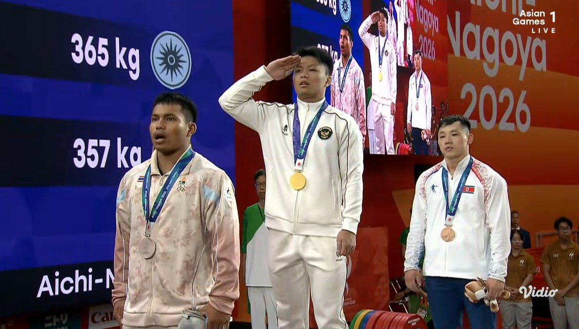 BadmintonTalk's tweet photo. Ladies and gentlemen, Rahmat Erwin Abdullah!🥇🇮🇩

#AsianGames2026 #AichiNagoya2026 https://t.co/OKa29FE5NQ