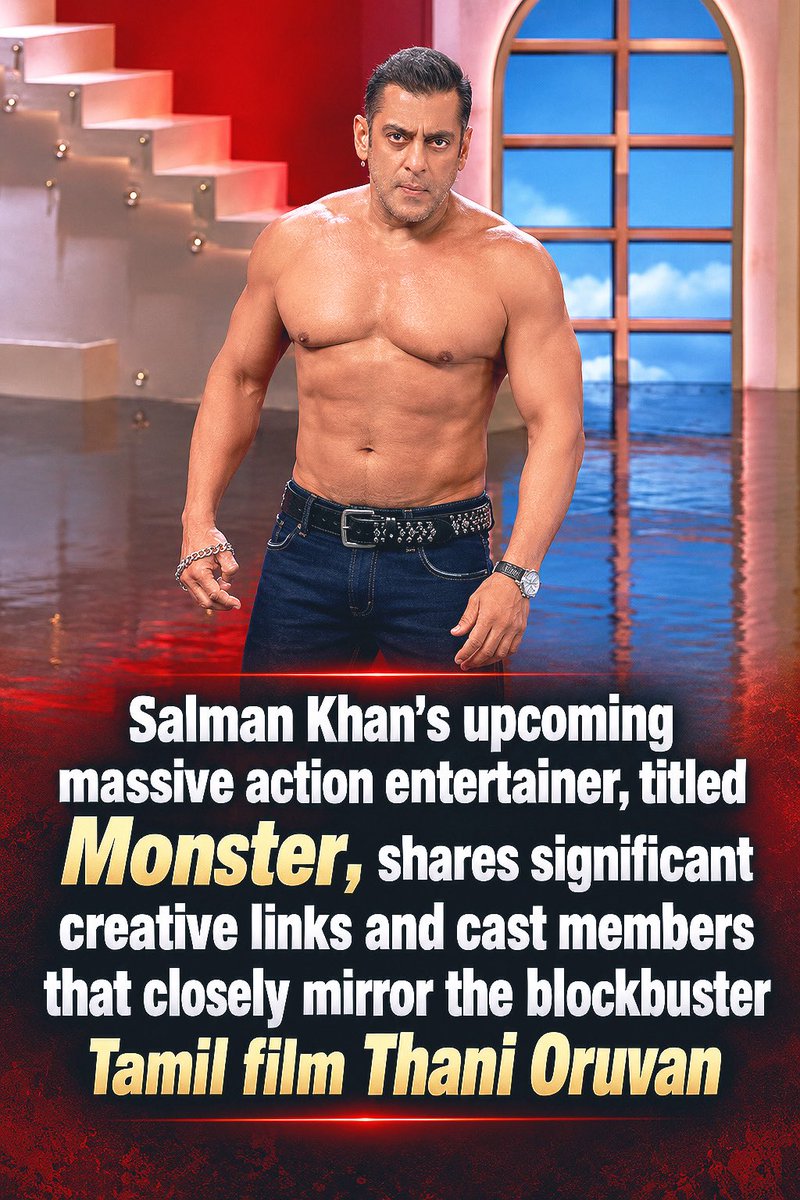 DonajCR7's tweet photo. So it's confirmed that #Monster is another South remake that Salman is doing just like his good old era of 2010-17 https://t.co/qBCo5aUSBG