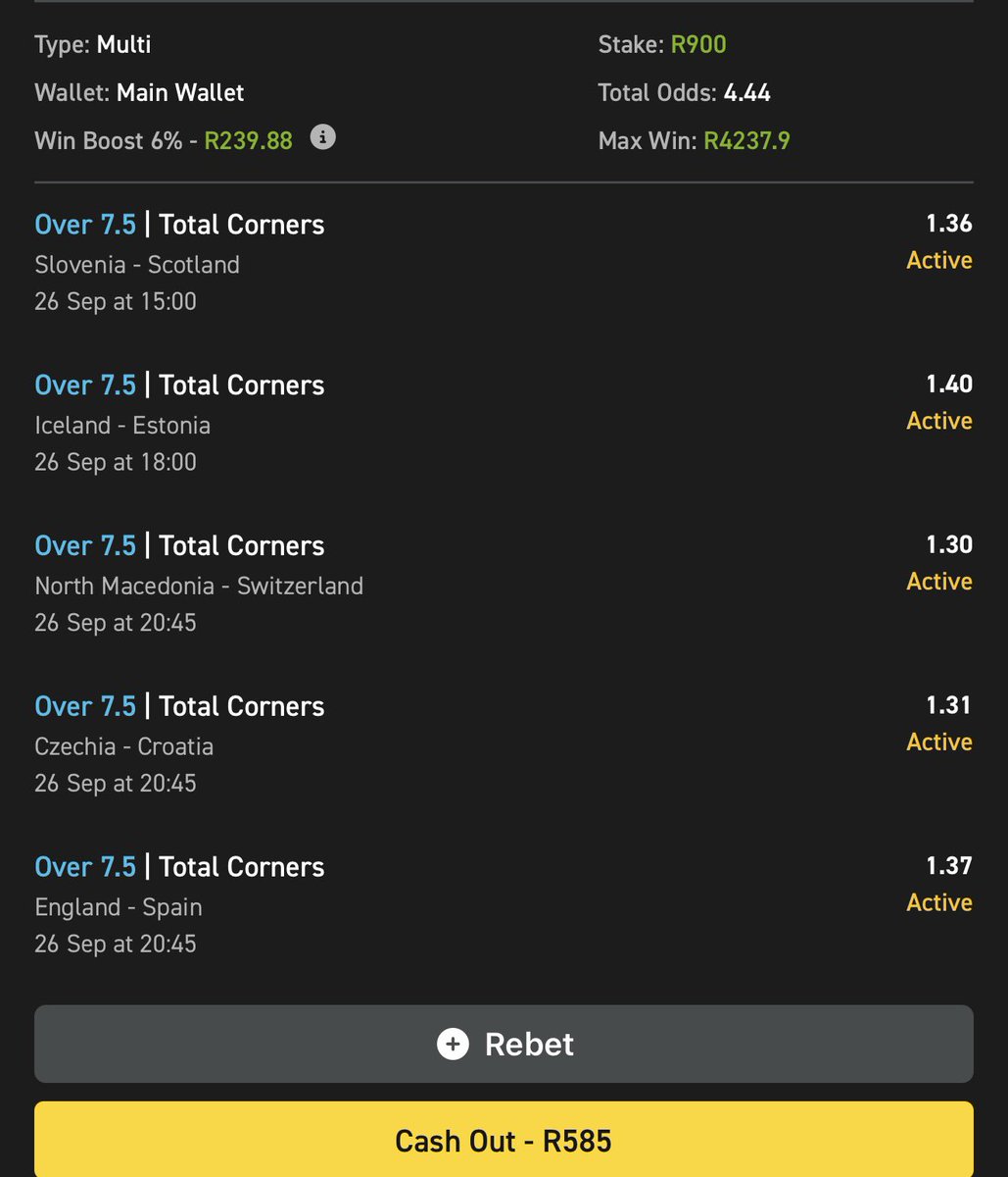 Jeremiah_b_off's tweet photo. Easybet ticket ✅

5 legs 🦵 

⌚️kick off: 15:00

4 odds 💪🏿

📍Booking code: 03-334321

Sign up and get R50 signup bonus: https://t.co/cWgr8Xq5QK

Promo code: Jeremiah50

18+ T&amp;Cs apply https://t.co/aTqK3CxgFI