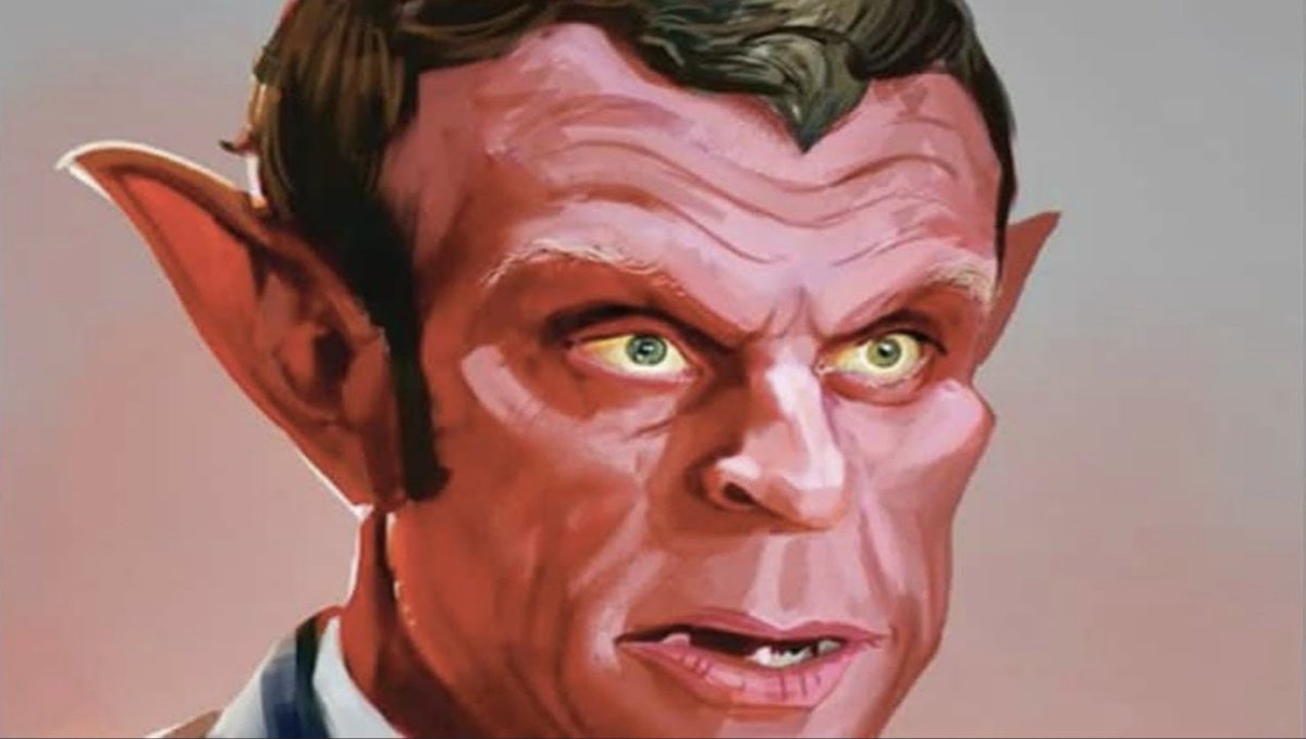 P_Champigny's tweet photo. Le visage de #Satan aux côtés de l'émissaire du #Christ.
"La Bête de l'événement est là!" dixit Manu.
Où, là?
À l'événement, bien sûr!. https://t.co/JraB3w9kSk