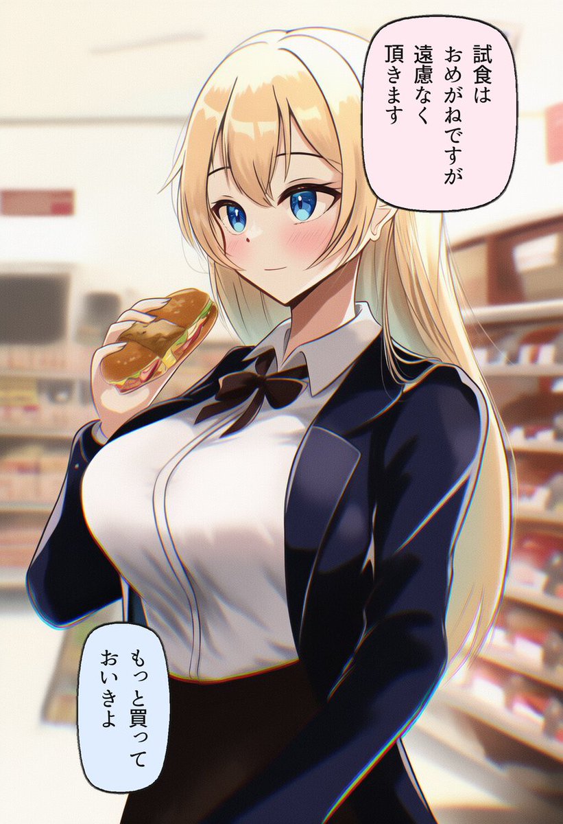 AnthPoulton's tweet photo. 試食はおめがねですが遠慮なく頂きます https://t.co/4sem07YaA4