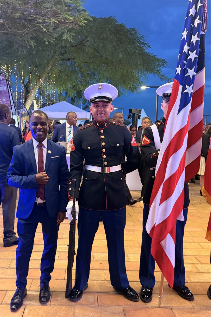 frankmugisha's tweet photo. Joined the celebration of America’s 250th anniversary here in Uganda. A wonderful occasion marking 250 years of American history and friendship. 🇺🇸
#Freedom250 https://t.co/fMDtNxsOO9