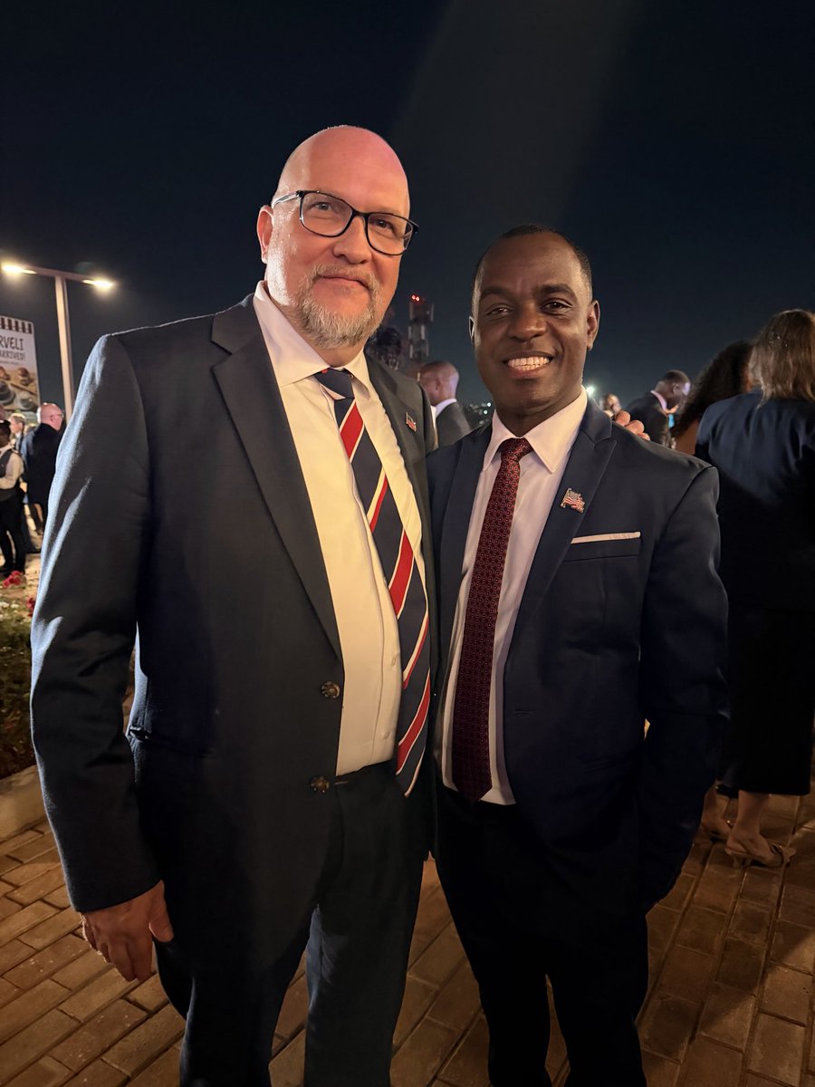 frankmugisha's tweet photo. Joined the celebration of America’s 250th anniversary here in Uganda. A wonderful occasion marking 250 years of American history and friendship. 🇺🇸
#Freedom250 https://t.co/fMDtNxsOO9