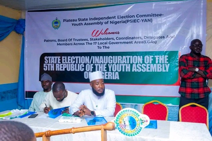 AmbDibang's tweet photo. Yesterday, I attended, plateau state independent election committee Youth Assembly of Nigeria (PSIEC-YAN) State Election/Inauguration of the 5th Republic of the youth Assembly of Nigeria. https://t.co/gt2N2wJBH0