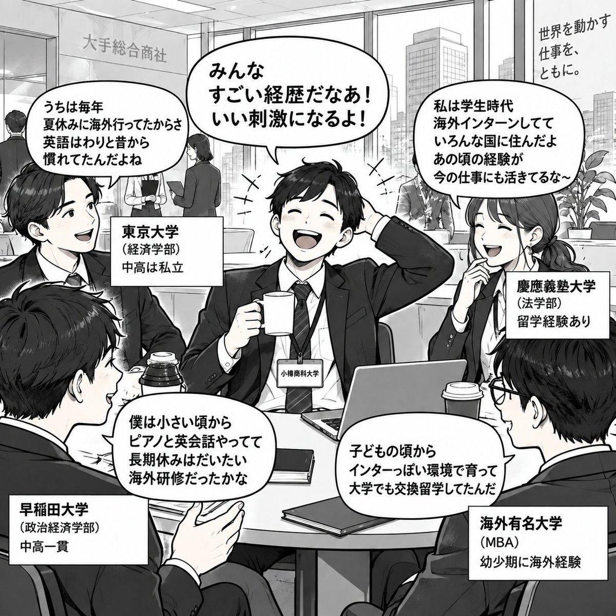 yaesutokyobashi's tweet photo. 大企業にいる人の経歴ってこれ… https://t.co/jeTu16fj5Q