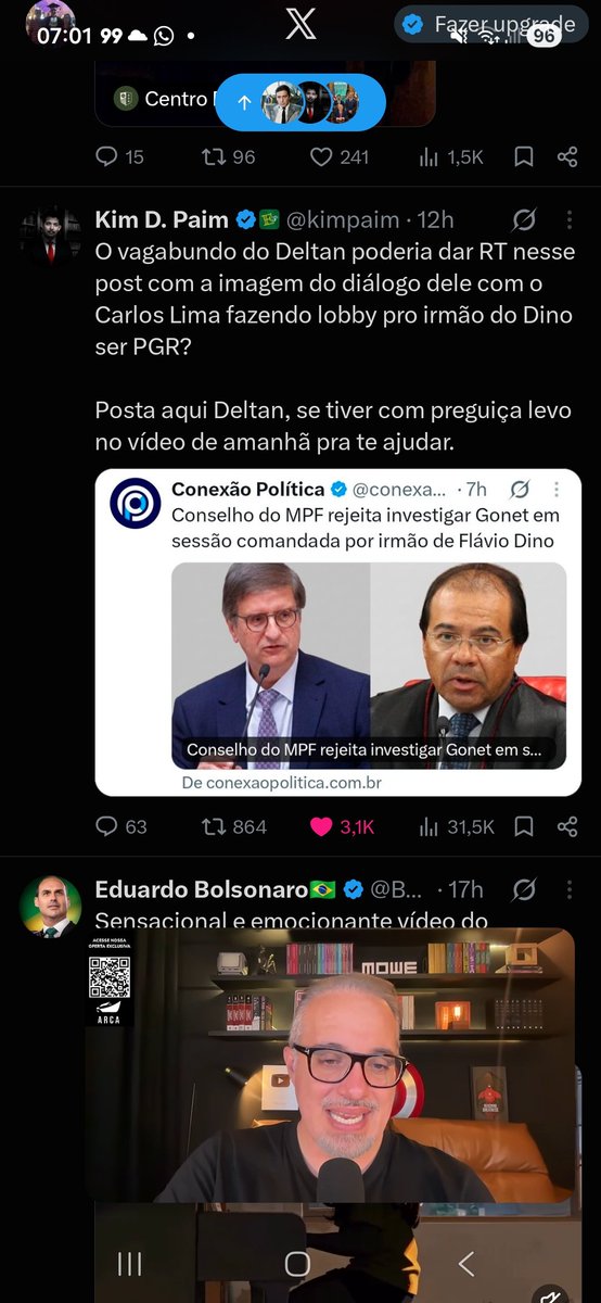 AllanRmg's tweet photo. @taoquei1 Ai tem dedo de um certo candidato a senado do Sul do país https://t.co/NLaKTBlULX