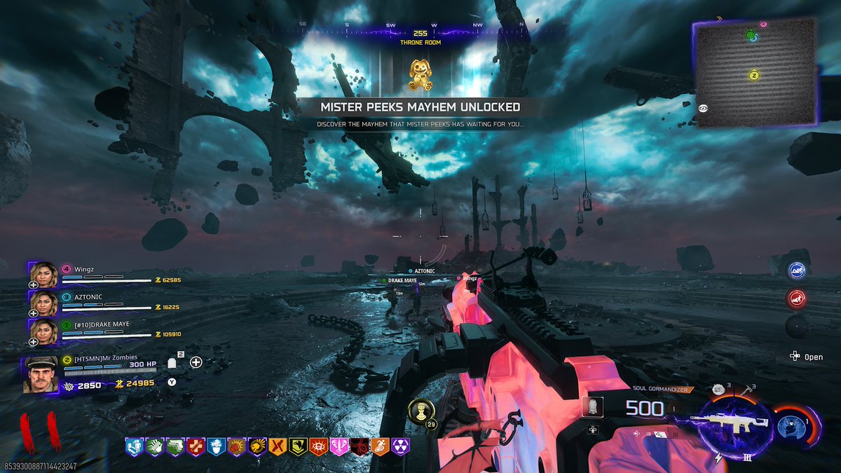 Crevdawg's tweet photo. And thats a wrap on all Easter Eggs, Cursed Easter Eggs AND the Super Easter Egg all completed in B07. 

(You can tell which memento mori skin the boys wanted first vs who I wanted first with who we ran as our operators 💀) https://t.co/DAILnaDA7v