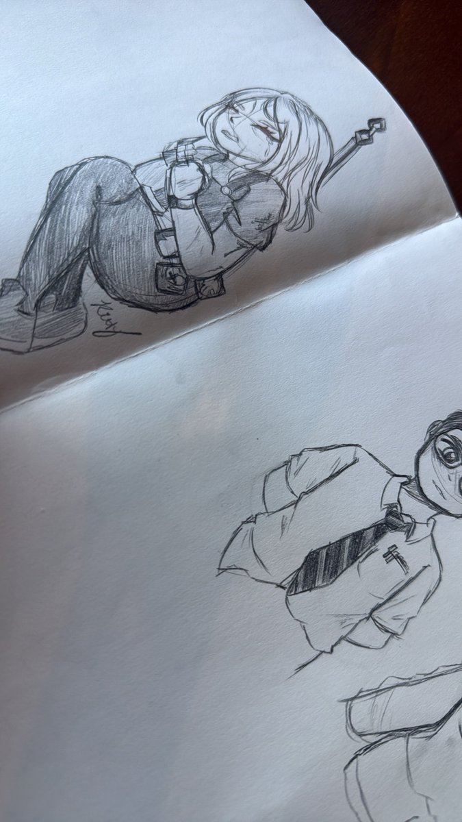 redroses147's tweet photo. DbD sketches before my trial! 🔥✨ https://t.co/Sn3BvjGmWZ