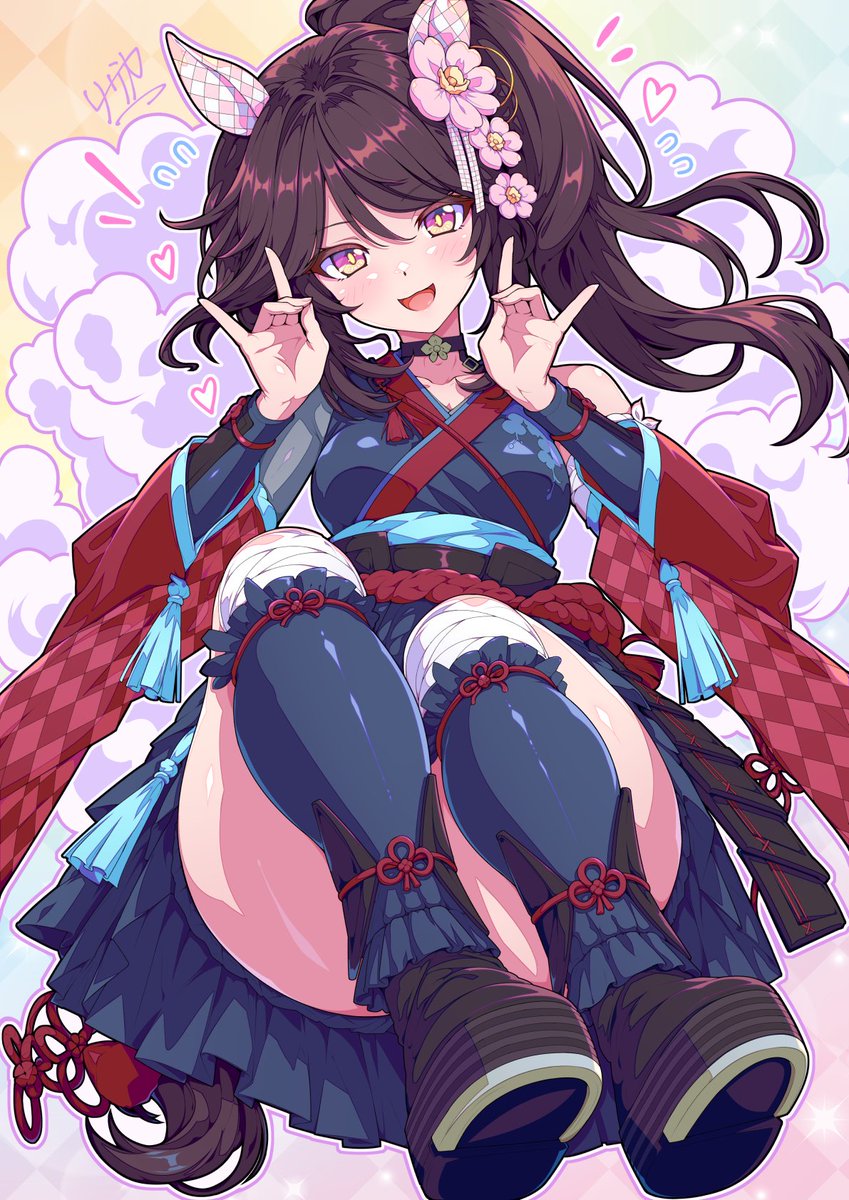 ri_kan1325134's tweet photo. ギャップ性No.1くのいち
鬼ガチャローテからの卑劣な忍術で引けなかった記念(重傷)
#ウマ娘
#ファレノプシス https://t.co/SJYZpule5J