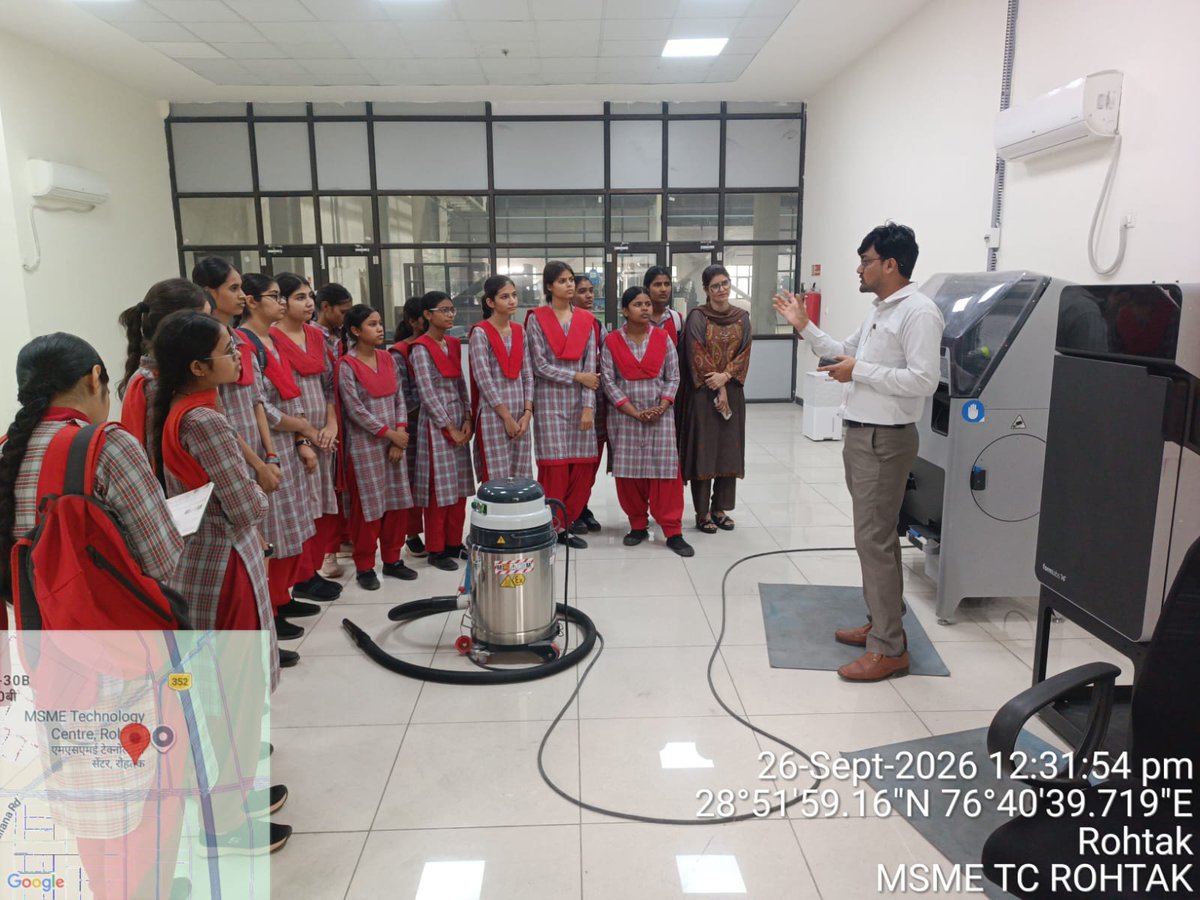 msmetcrohtak's tweet photo. Activity–2 | School Innovation Council (SIC) under DICE Initiative
🏫 PM SHRI Govt. Girls Sr. Sec. School, Model Town, Rohtak
🔍 Field Visit &amp; Idea Creation 💡
As part of the DICE Initiative, students participated in Field Visit and Idea Creation, providing them an opportunity https://t.co/Vf4njmAiWr