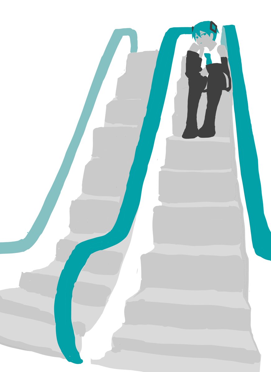 rennsyuu000's tweet photo. 駅にて
 #初音ミク https://t.co/WR6qdJHKw6