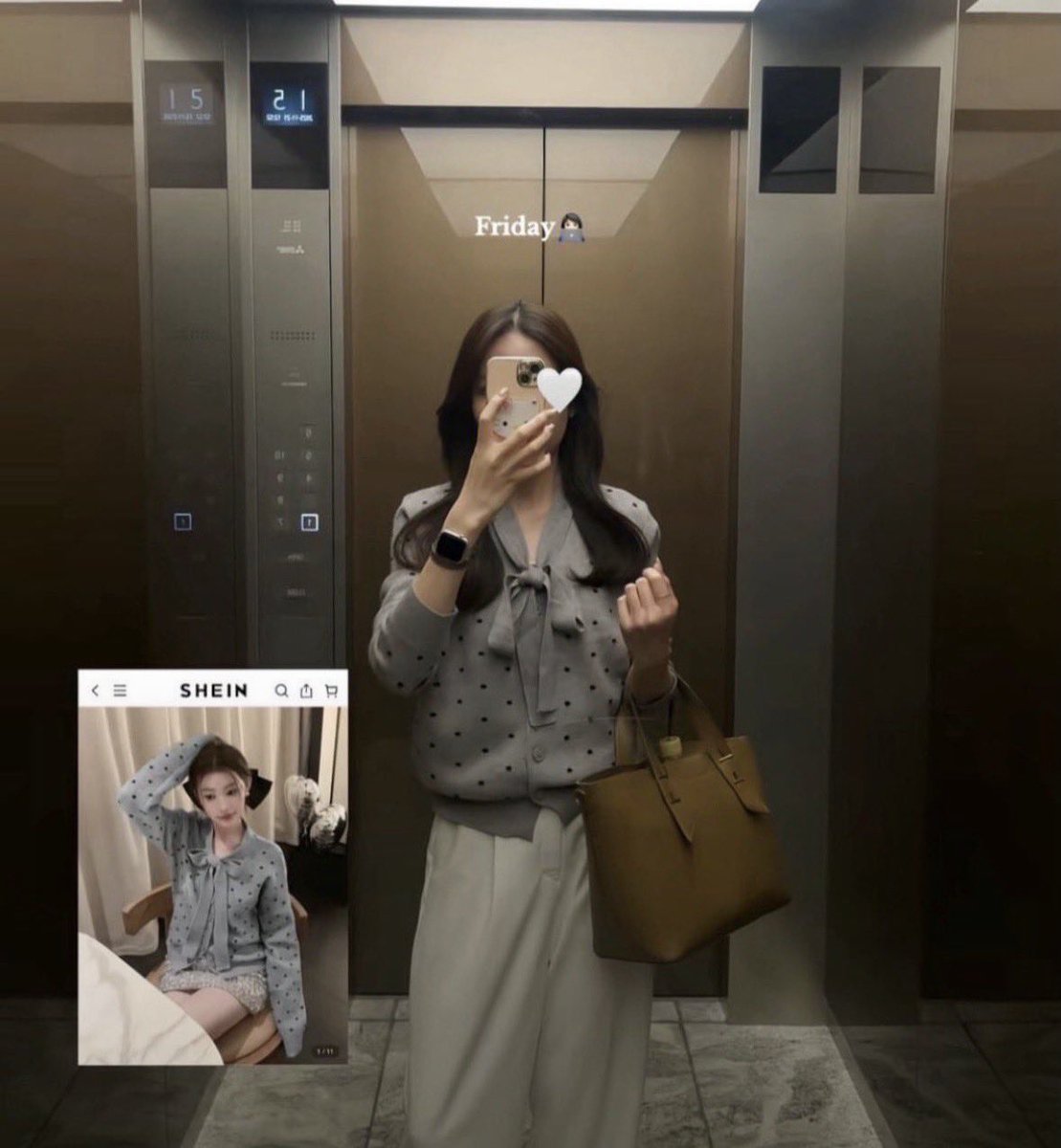 1999_ls's tweet photo. この方のオフィスでも着れる、SHEIN購入品がドタイプすぎて即カートにいれました🛒✨💙🩶 https://t.co/V6Ln9ZYFxw