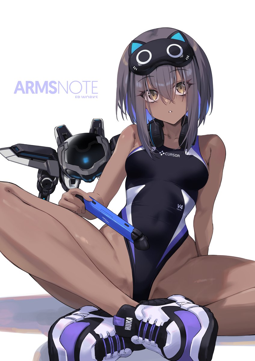 fpworks's tweet photo. #ARMSNOTE 水泳部のゲーマーちゃんのフィギュア化が正式に発表されましたよ～！
毎度おなじみホビージャパンさんのAMAKUNIからi-conさんによる原型でございます！😊 https://t.co/826nvUHrUD