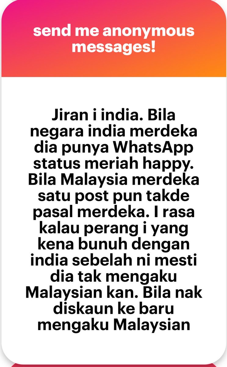 BendiTheBagak's tweet photo. Suruh depa balik India. Confirm tak mau punya.

Sayang India no 1, tapi tak nak duduk sana. https://t.co/Hs7oZPRFQt
