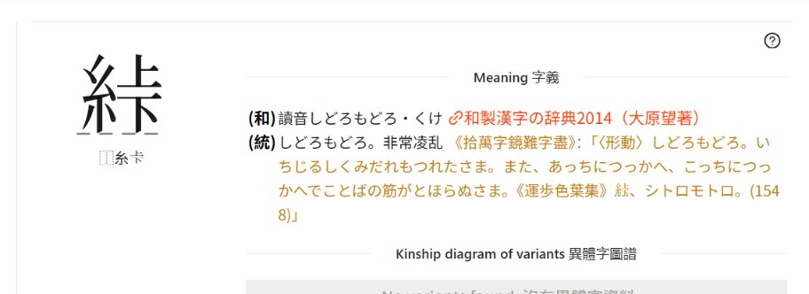 monkey0026's tweet photo. 実は「しどろもどろ」にも漢字がある
※「汆らこ（どんぶらこ）」と違ってUnicodeにない字だからネット上には書けない https://t.co/TWj8CumMVi