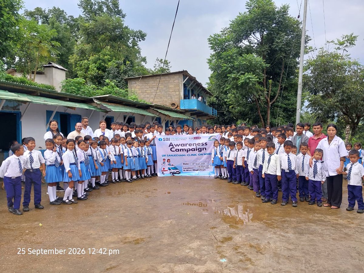 citizens_cf's tweet photo. 🌿 Nurturing Healthier Minds and Healthier Futures! 🧠🥗

@citizens_cf conducted a One-Day Health Awareness Camp with @SBI_FOUNDATION at St. Teresa English Secondary School, Umket, Ri-Bhoi District, Meghalaya, engaging schoolchildren on mental health, self-awareness, nutrition, hygiene, and preventive healthcare. Through expert-led sessions, students learned practical ways to manage stress, build self-confidence, make responsible choices, follow balanced nutrition, and maintain personal hygiene. This initiative reflects Citizens Foundation’s commitment to empowering communities through awareness, care, and accessible health education. 💙✨

@GaneshReddys7 @MeghalayaGov @CMO_Meghalaya @meghtourism @DiprMeghalaya 
#CitizensFoundation #HealthAwareness #CFat29 #MentalHealthMatters #ChildHealth #NutritionAwareness #HygieneMatters #CommunityWellbeing #PreventiveHealthcare #SchoolHealth #CSRForSocialGood #SDG3 #GoodHealthAndWellBeing